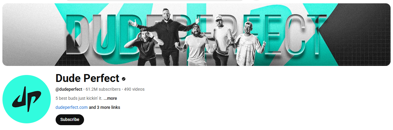 Dude Perfect YouTube Channnel