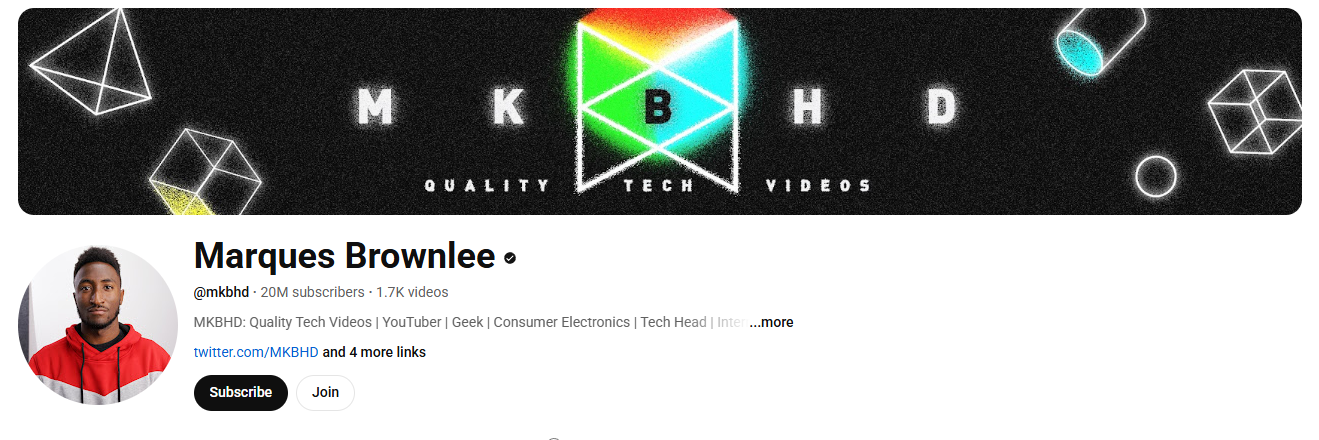 Marques Brownlee YouTube Channel ideas are about technology
