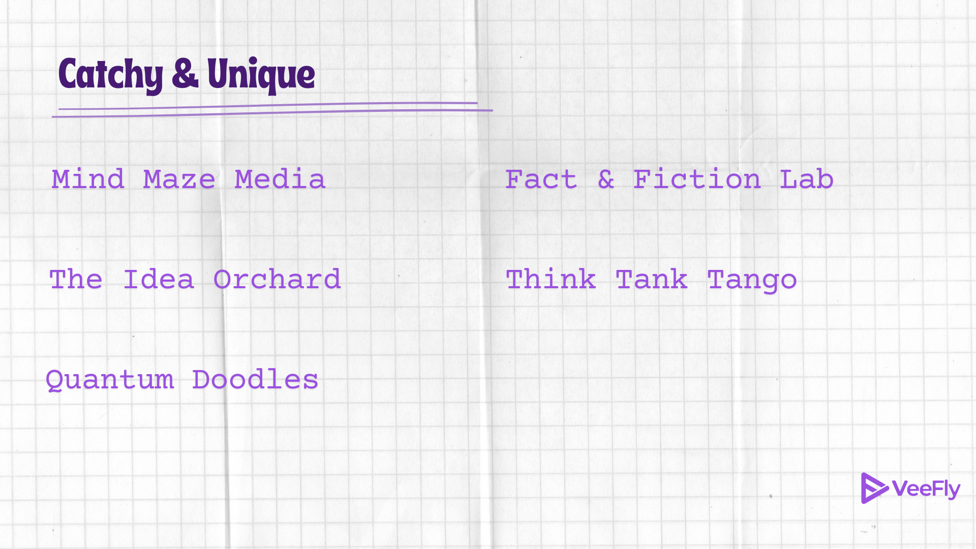 Catchy & Unique YouTube Channel Idea