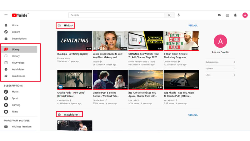 How to organize videos playlist in YouTube Library - Latest Updates