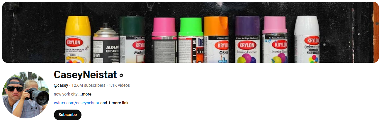 a personality of casey neistat youtube channel