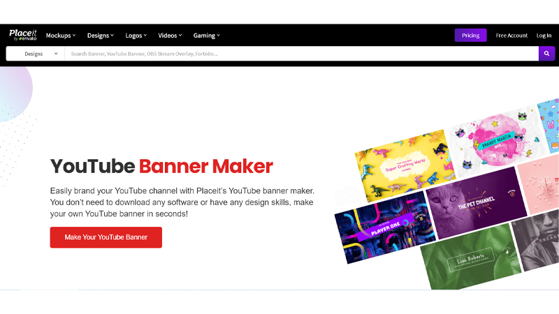 How to create a YouTube banner? - Best YouTube banner makers