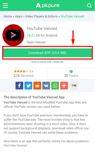 Fastest Microg Apk For Youtube Vanced Download Apkpure