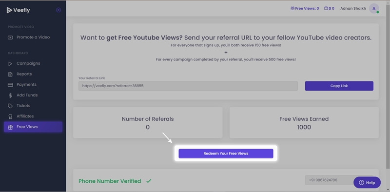 Get 1000 free YouTube views to boost your channel in 2023?