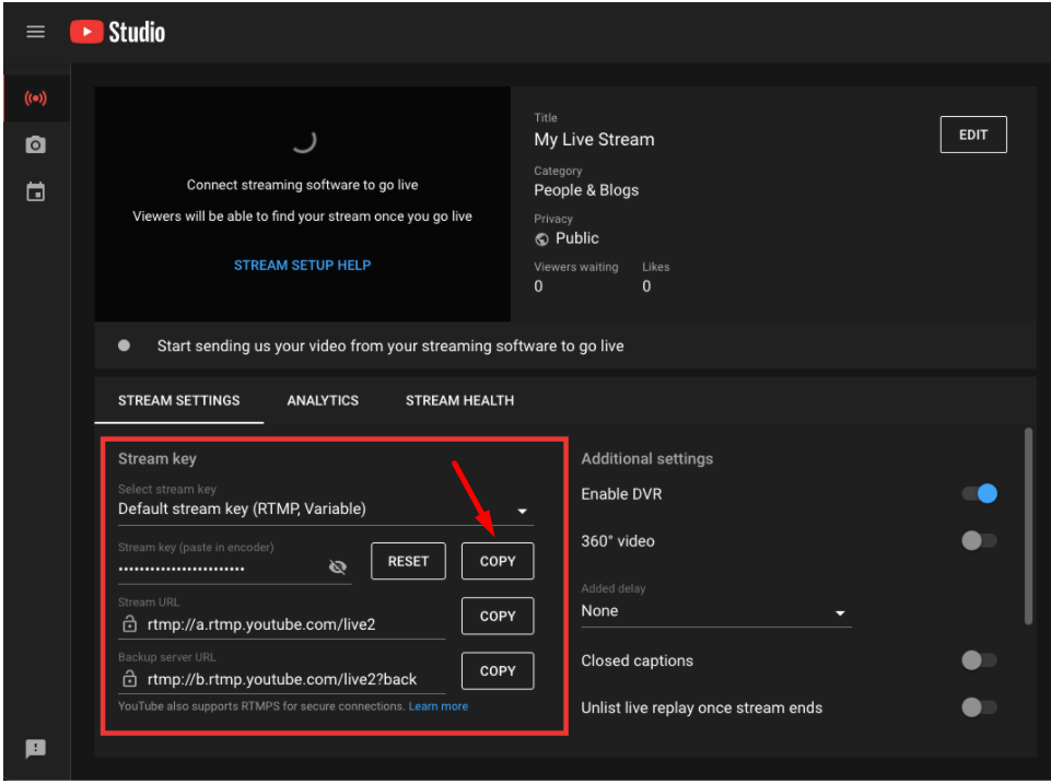 How to Find YouTube Stream Key in 4 easy steps?