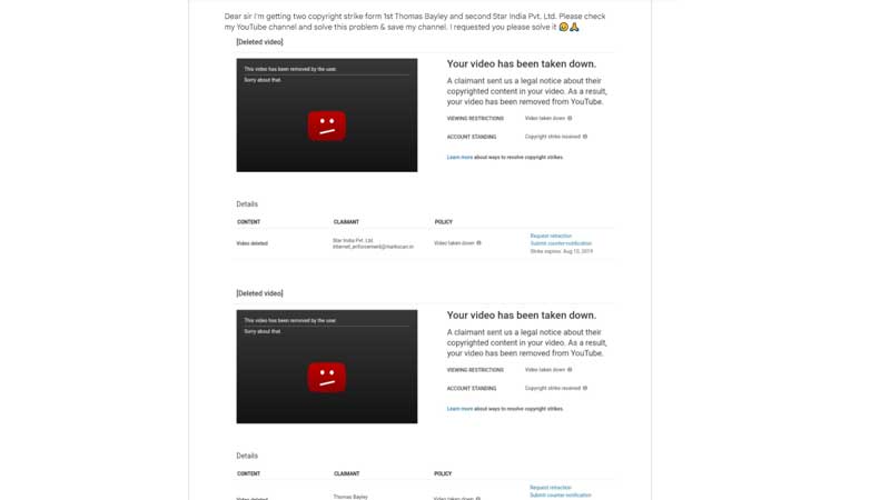 How to view a youtube online video that has been removed