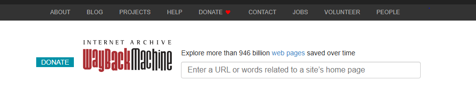 this is interface of wayback on how to view deleted YouTube video