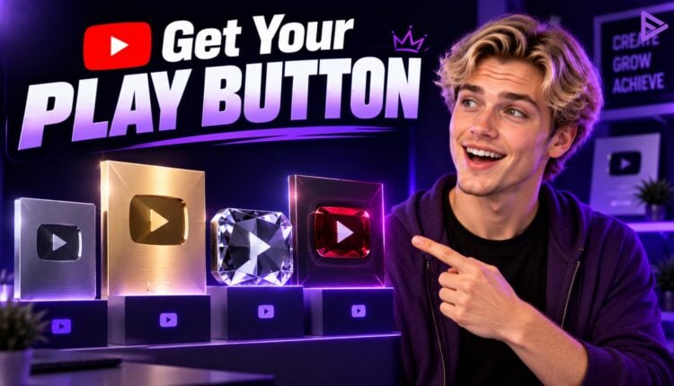 get youtube play button