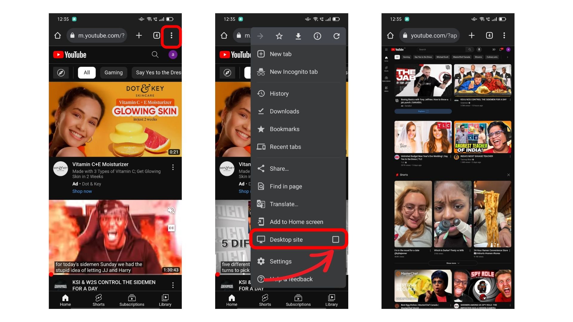 Listen to youtube online with screen off android