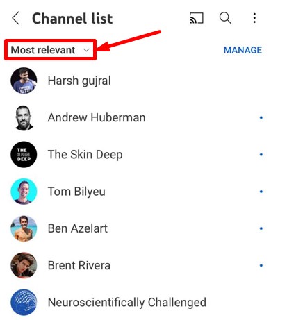 how to remove subscriptions on youtube