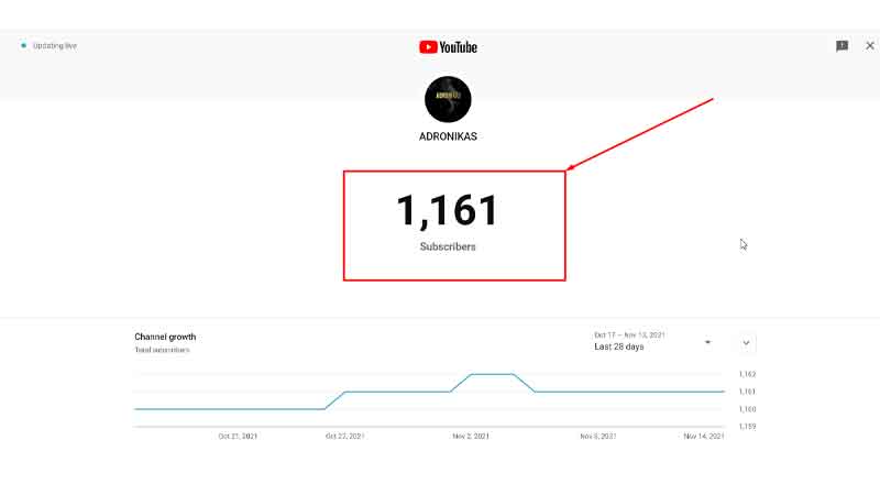 flyRosta Live Subscriber Count, Real-Time  Subscriber Analytics