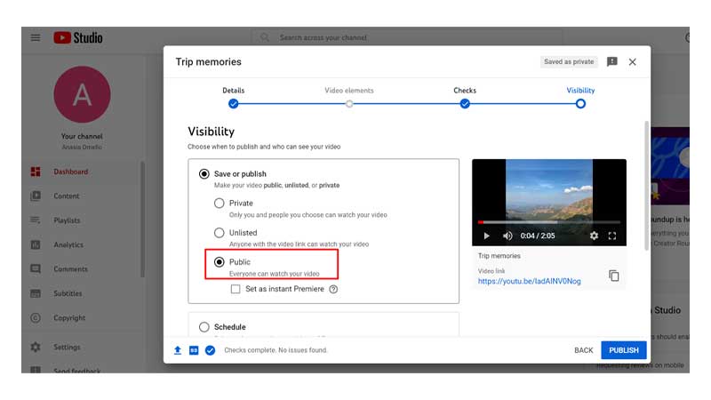 YT premiere countdown music