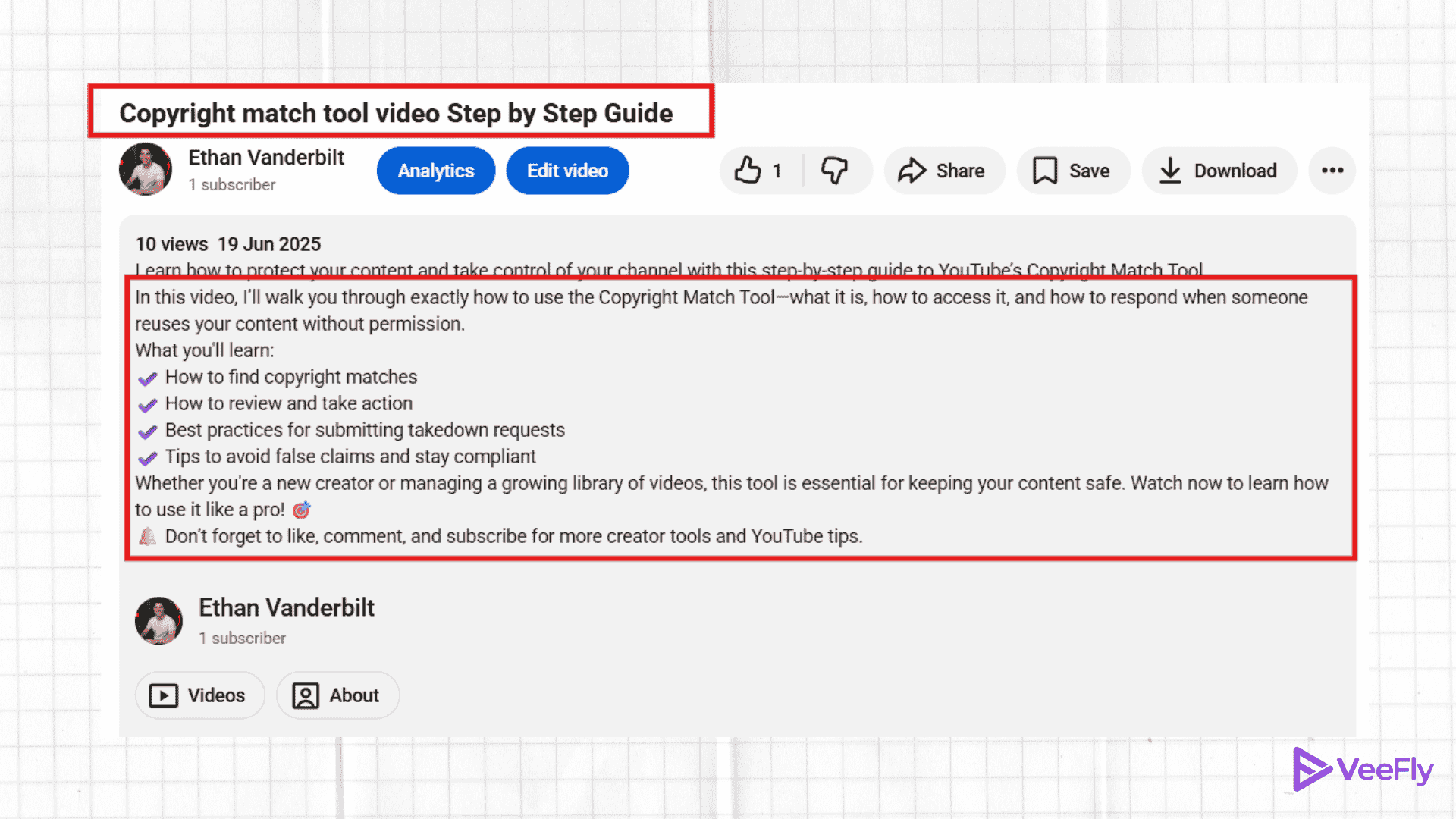 How to make a YouTube channel trailer and optimize it