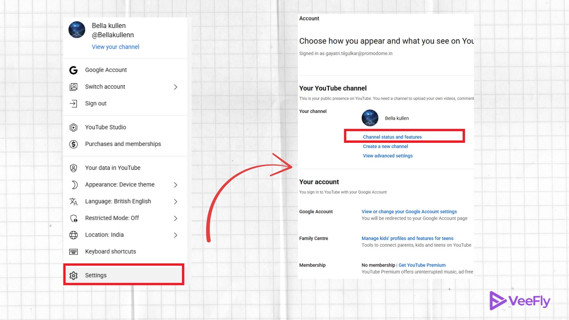 how to verify your youtube account with setting