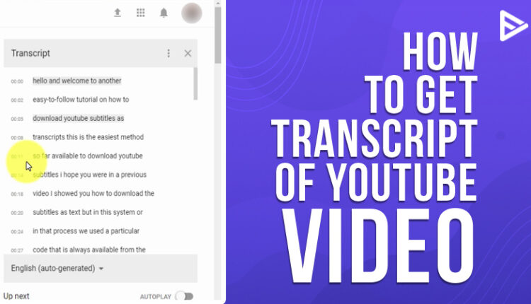 How To Get Transcript Of Youtube Video Updated Blog 9115