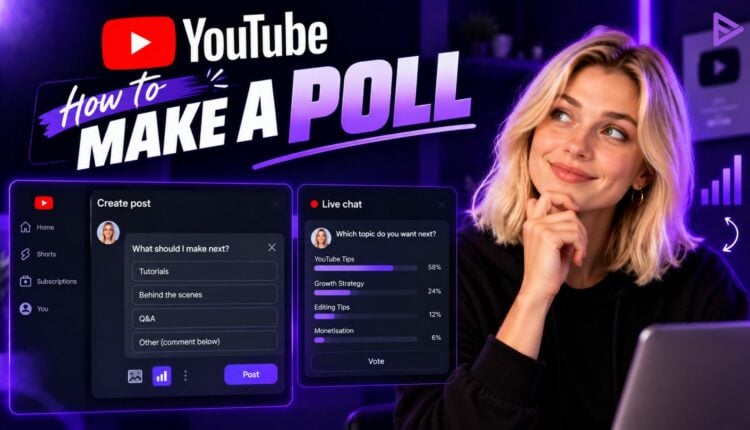 create poll on youtube