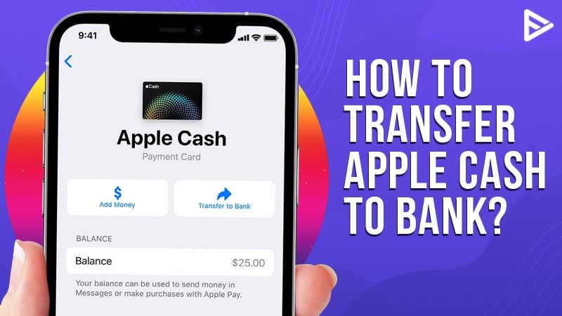 how to send apple cash from bank