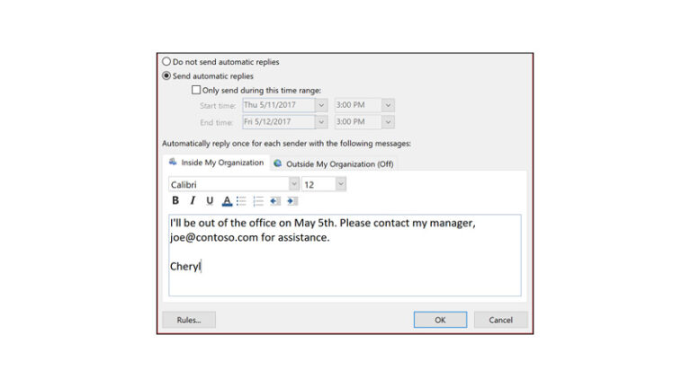 How To Do Out Of Office In Outlook Updated 2023 