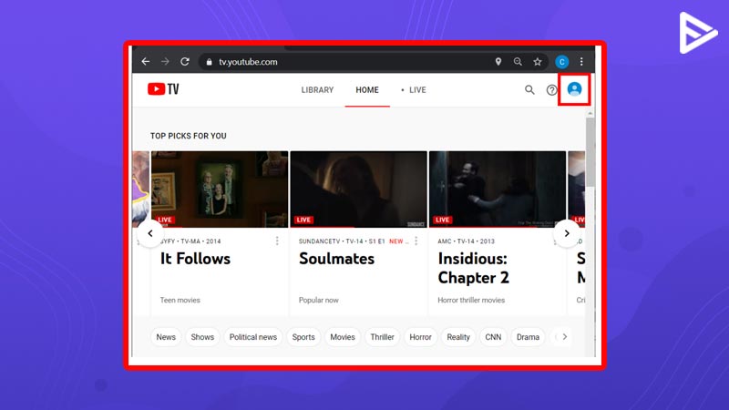 Cancel YouTube TV subscription