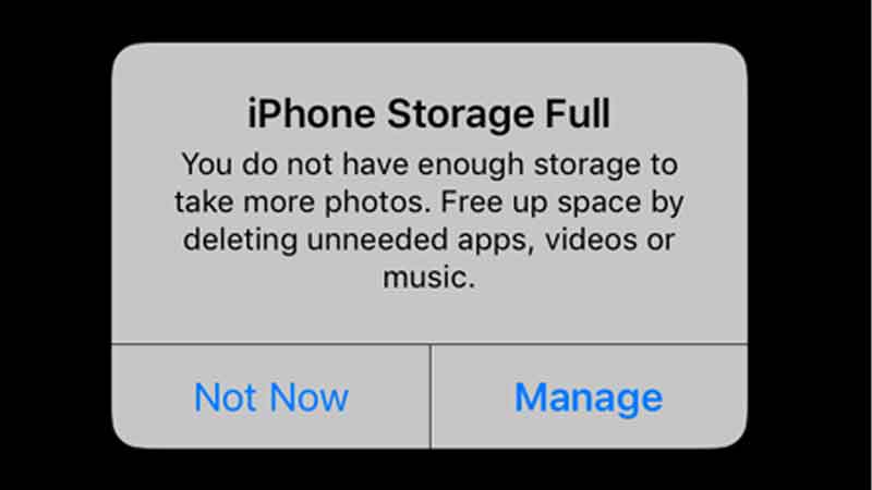 Iphone Storage Full. Iphone Storage.