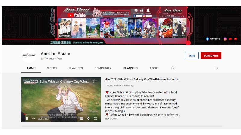 5 Best  channels for watching anime online for free