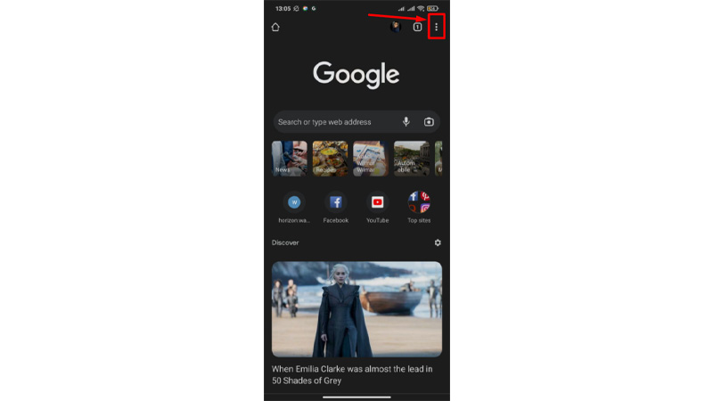 clear browsing data