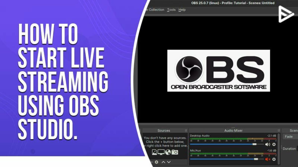 How to Live Stream to  using OBS Studio - OTTVerse