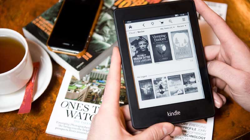 Kindle books online on iphone
