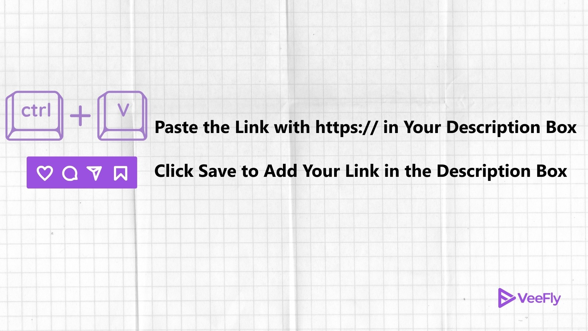 paste the links in youtube description