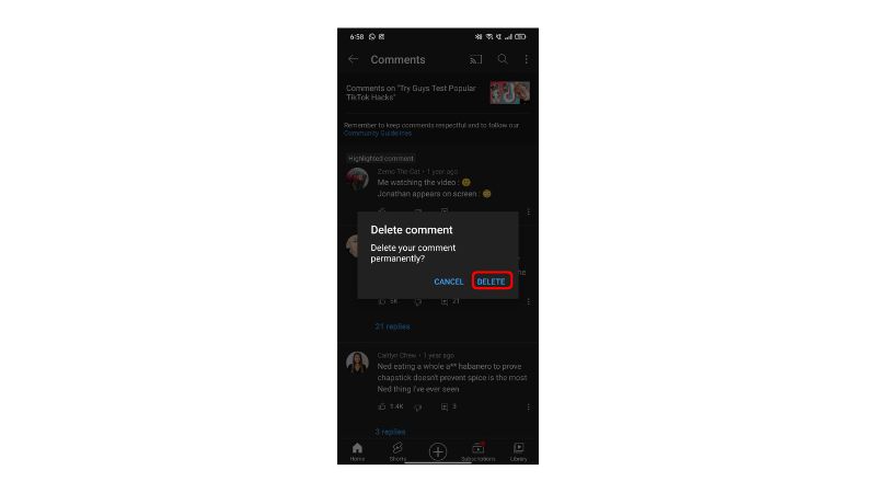 delete-YT-comments-from-profile-settings