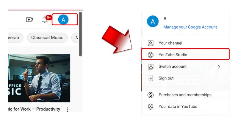 how to create premiere video on Yt
