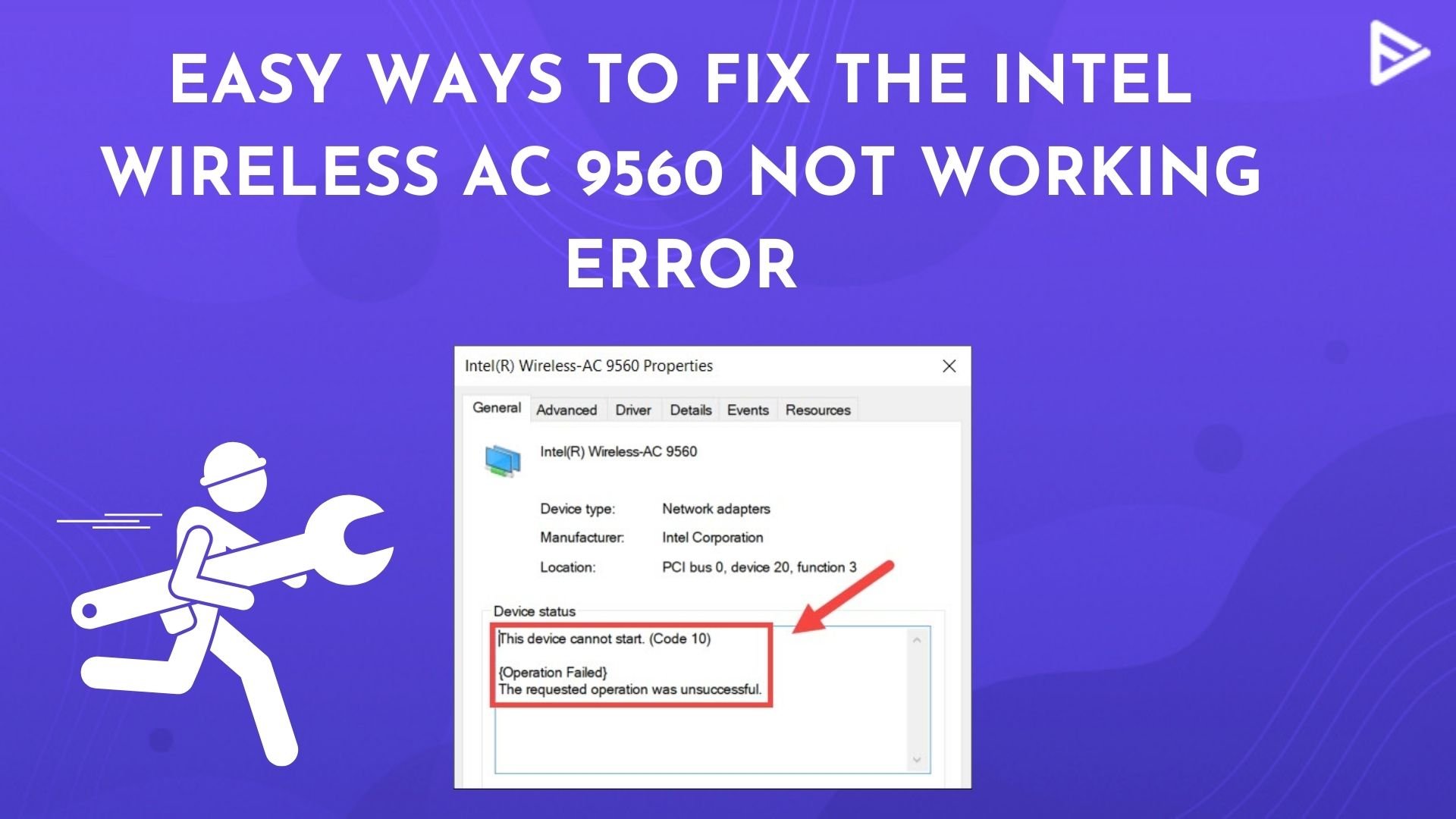 Ways To Fix the Wireless 9560 Not Working Error