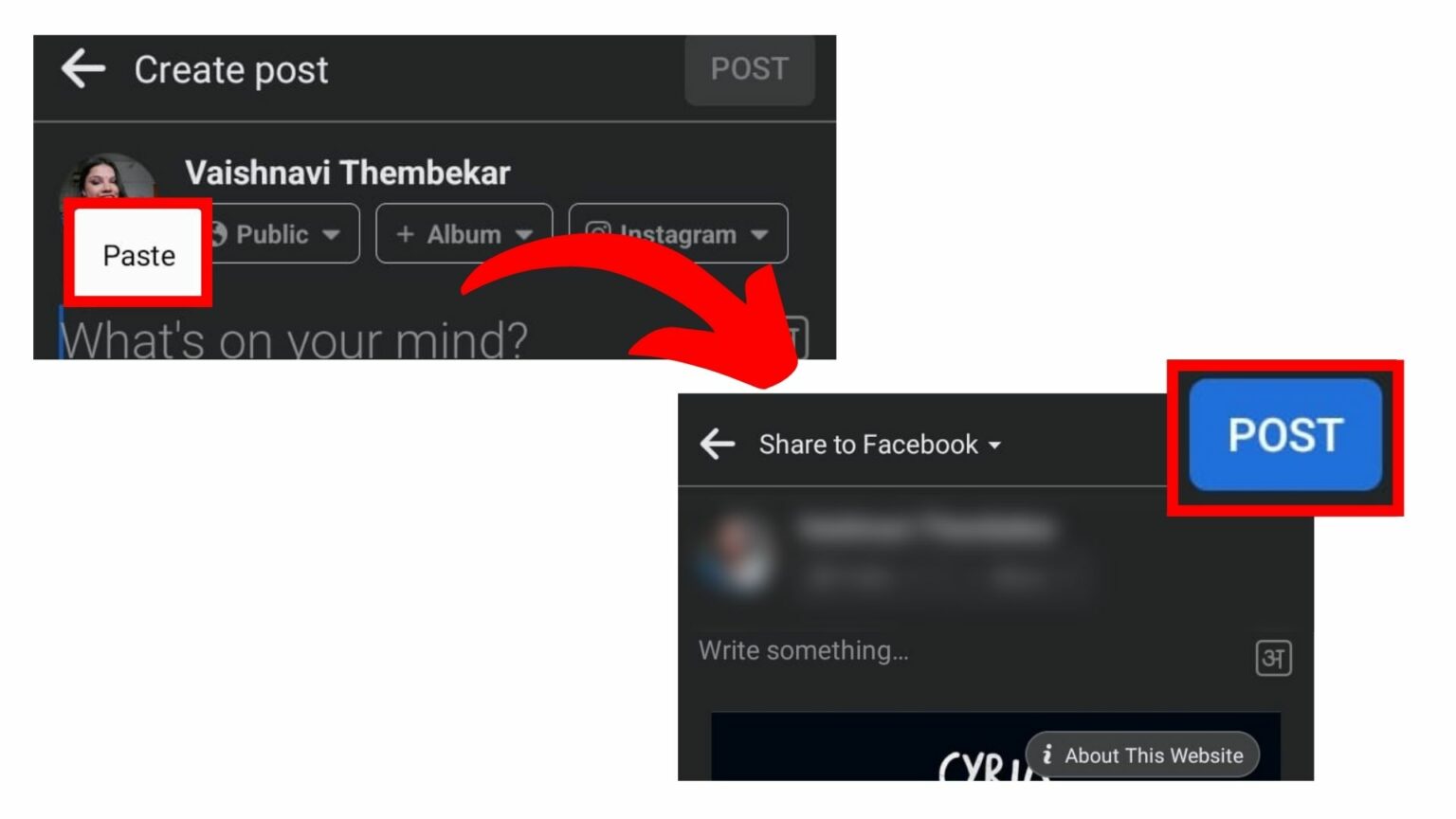 How to post a youtube video on facebook 