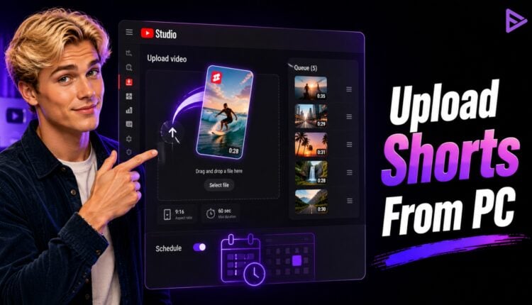 upload youtube shorts