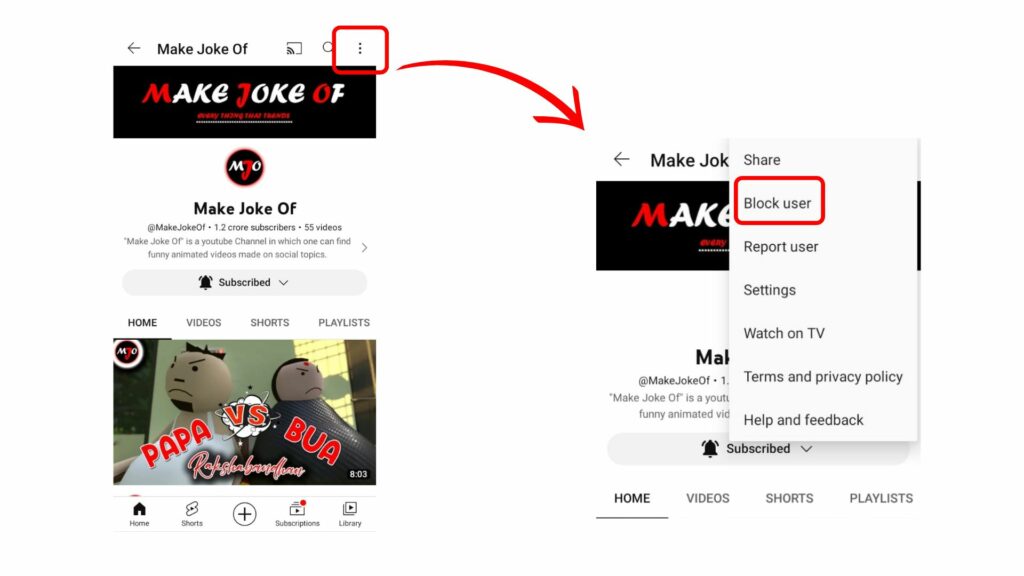 How to Block YouTube Channels?(iOS, Android & Desktop)