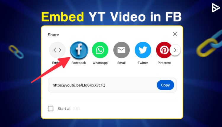 Post a YouTube video on Facebook