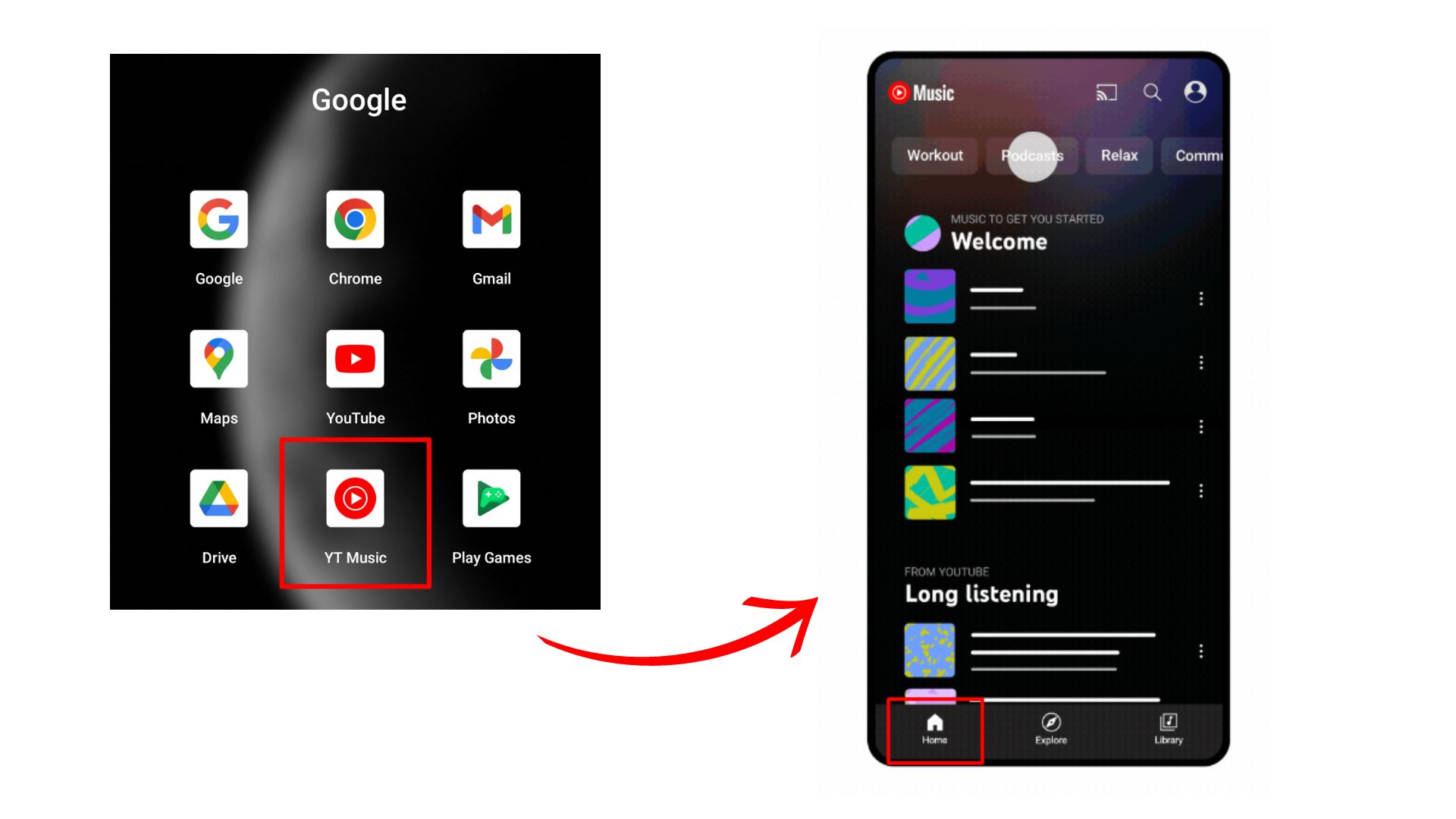 How To Listen To YouTube Music Podcasts?