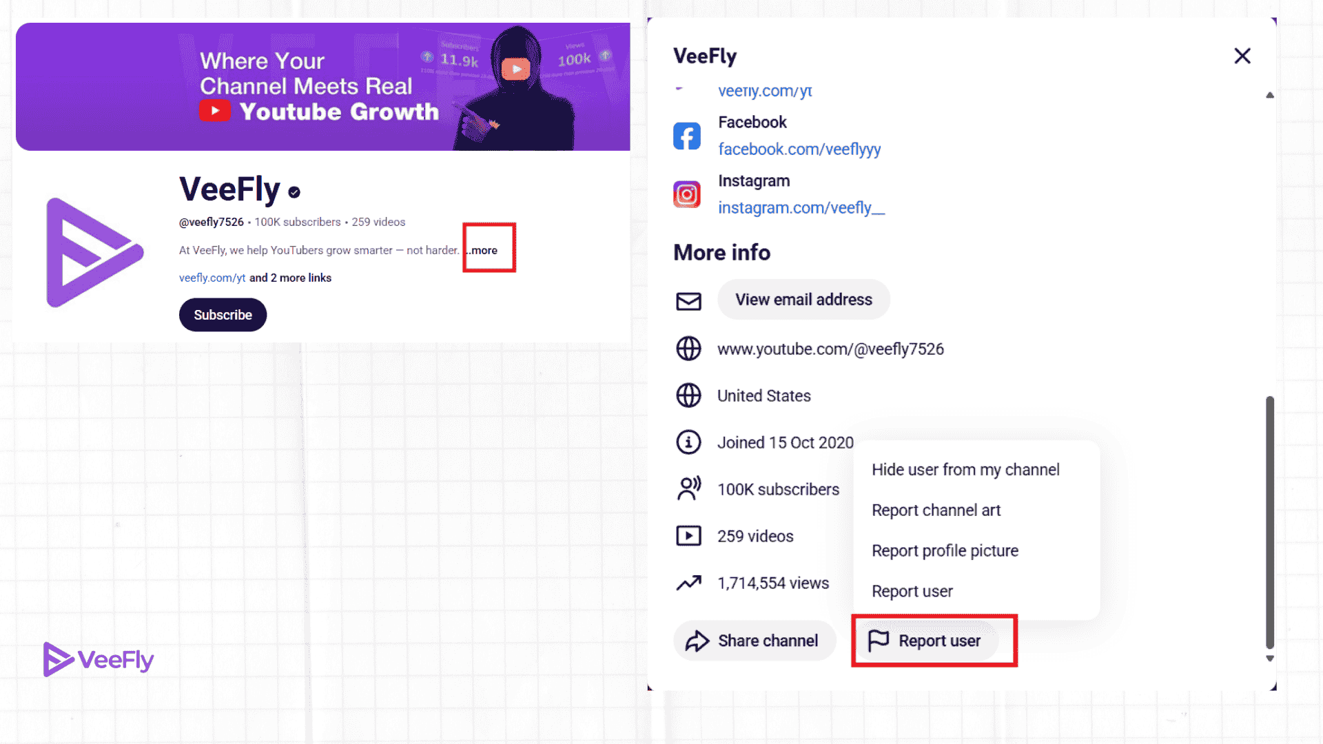 How to report a channel on YouTube