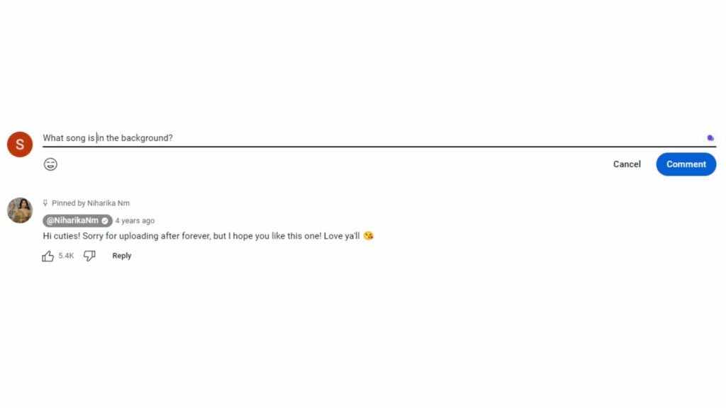 find song-youtube video-steps