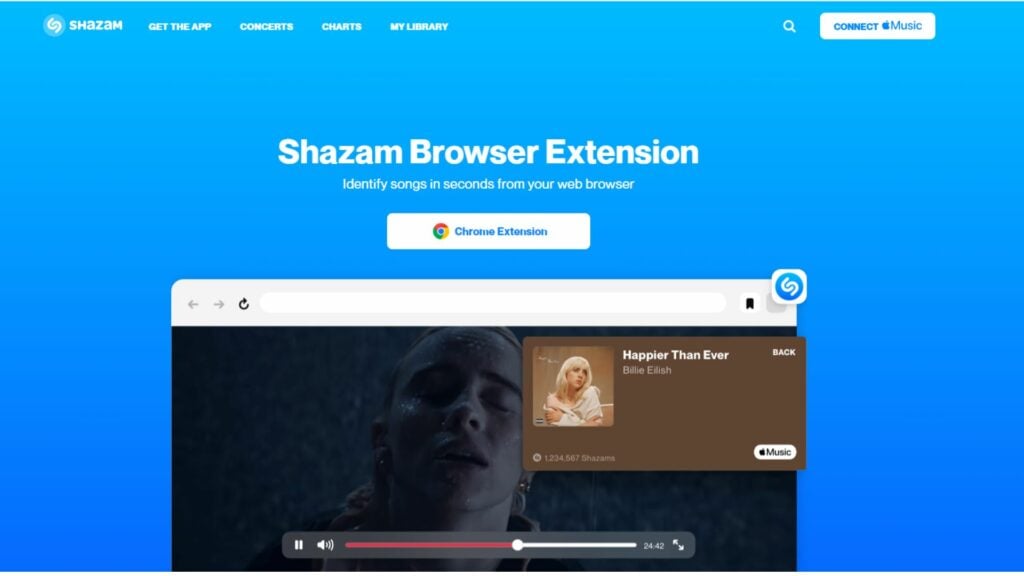 shazam-youtube song finder