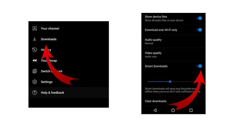 Enable Smart Downloads