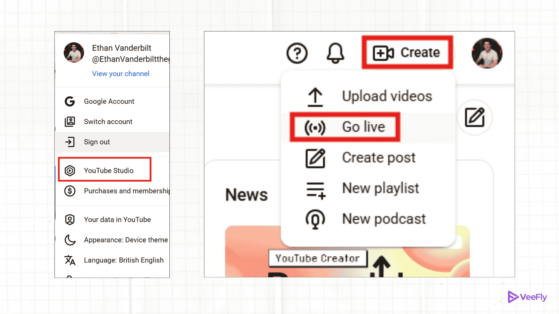 How to schedule YouTube live stream