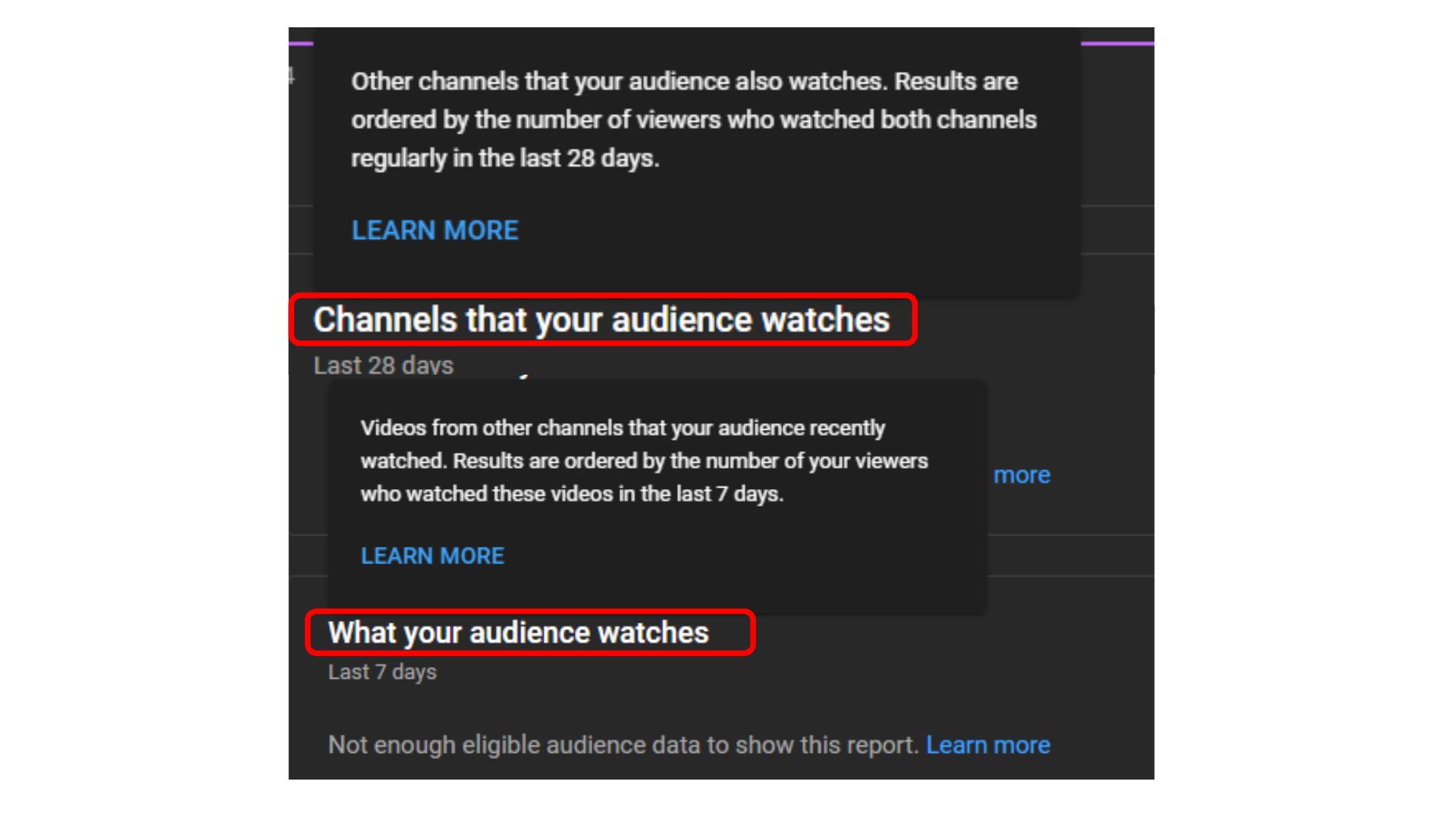 Discover content your user watches