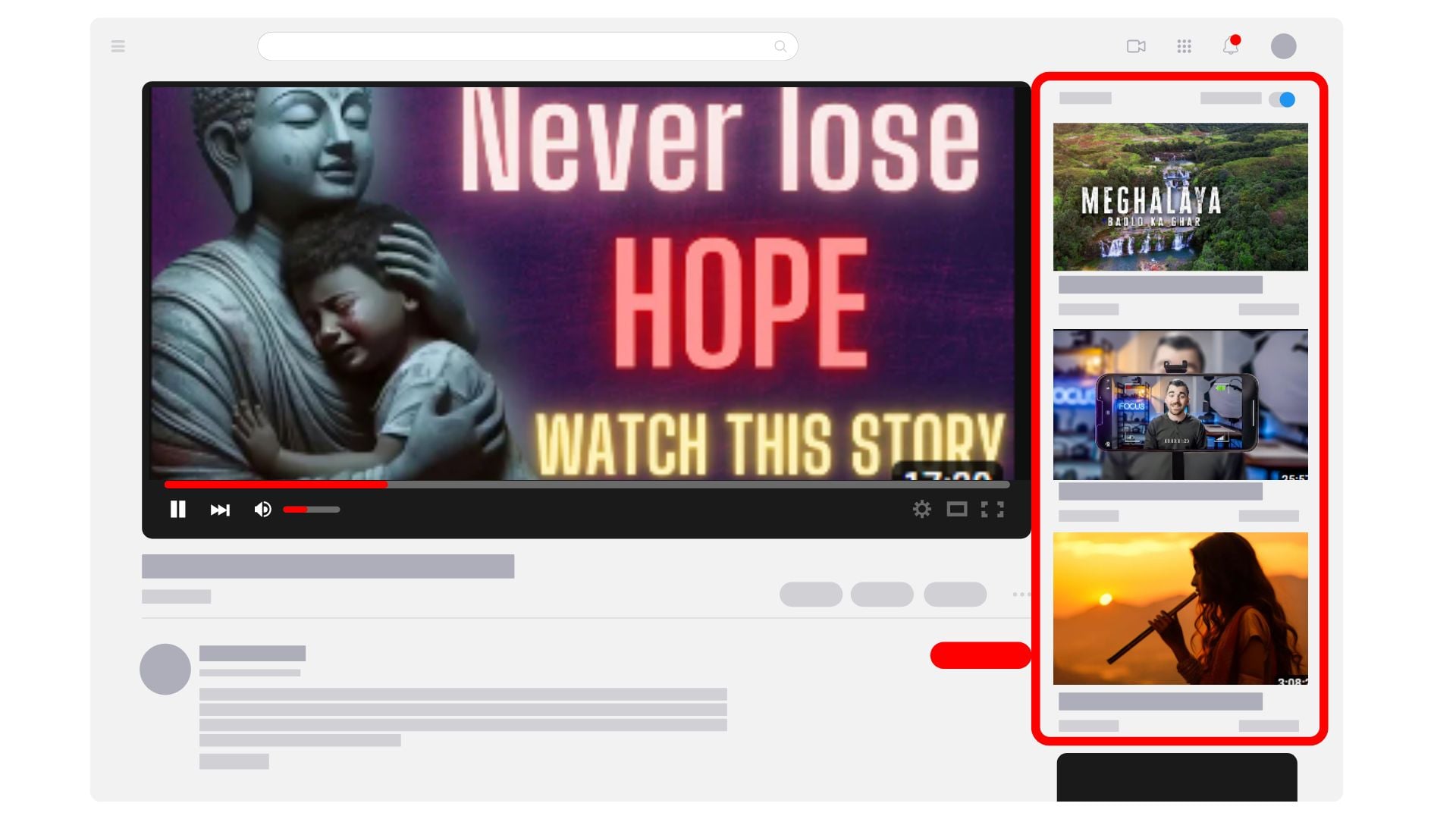 Thumbnails are not captivating enough