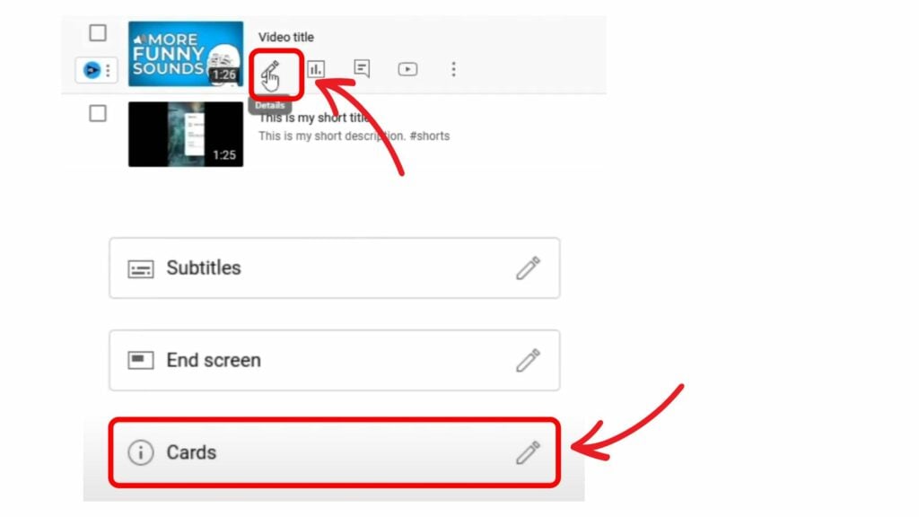yt video-cards-steps