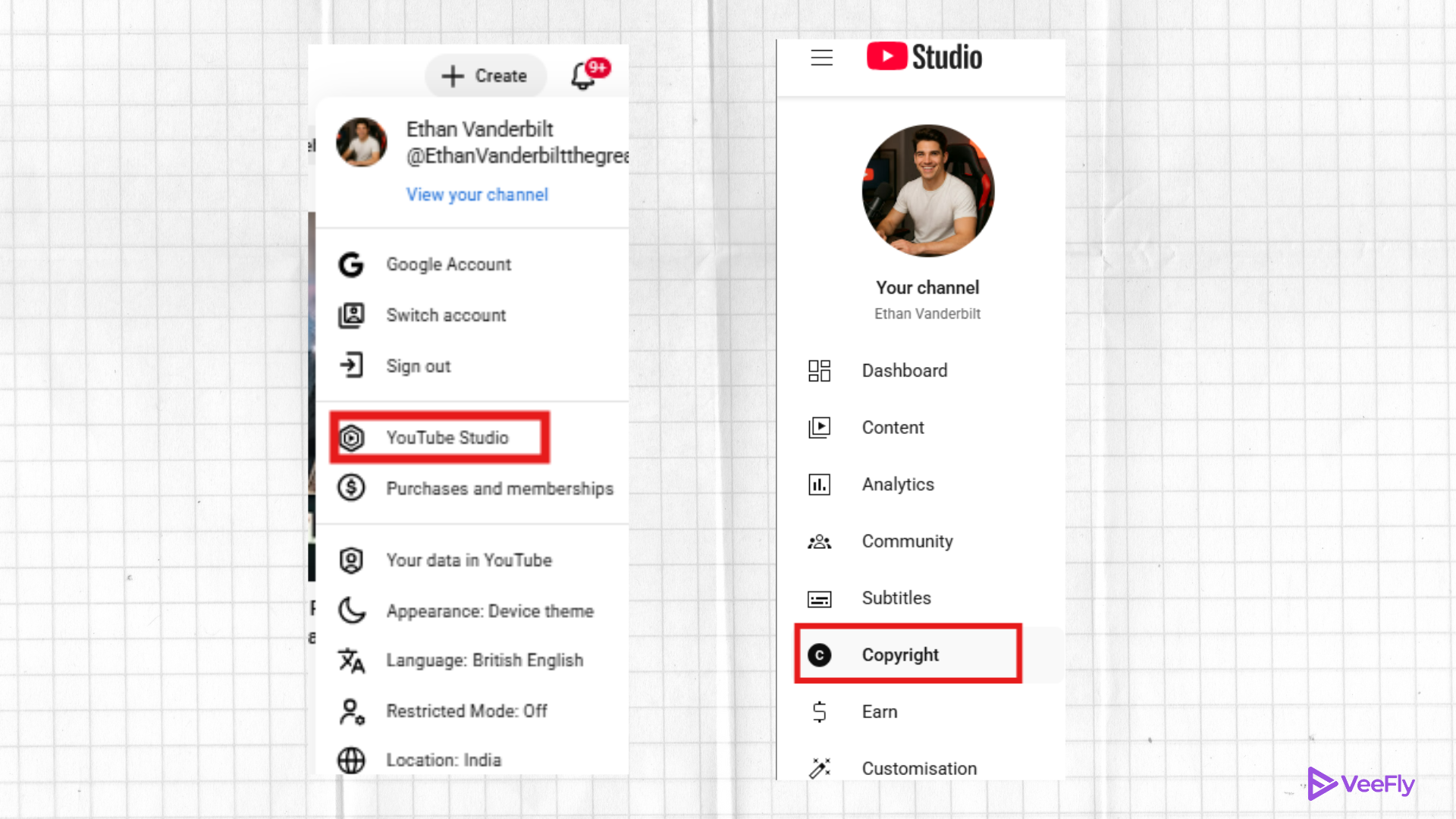 how to use copyright match tool