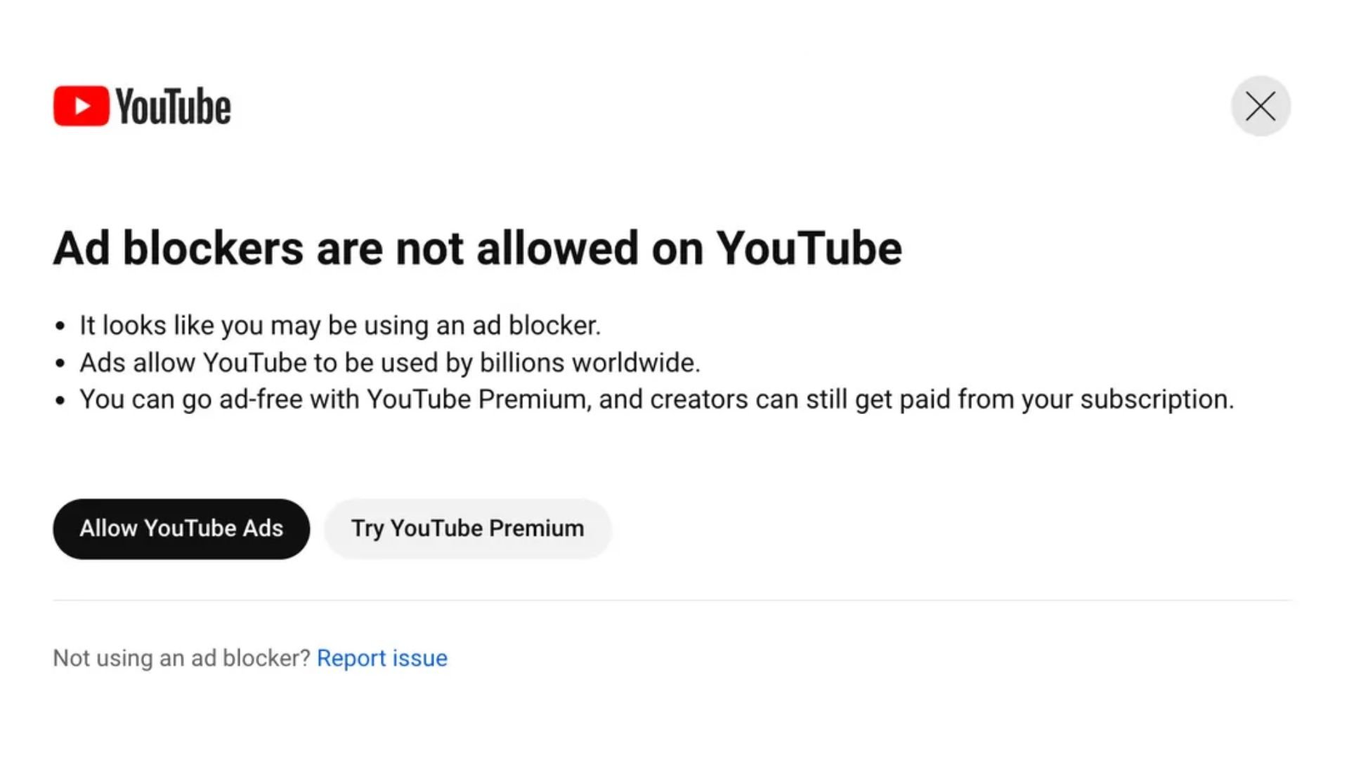 YouTube Won't Let You Use Ad Blockers Anymore Here's Why