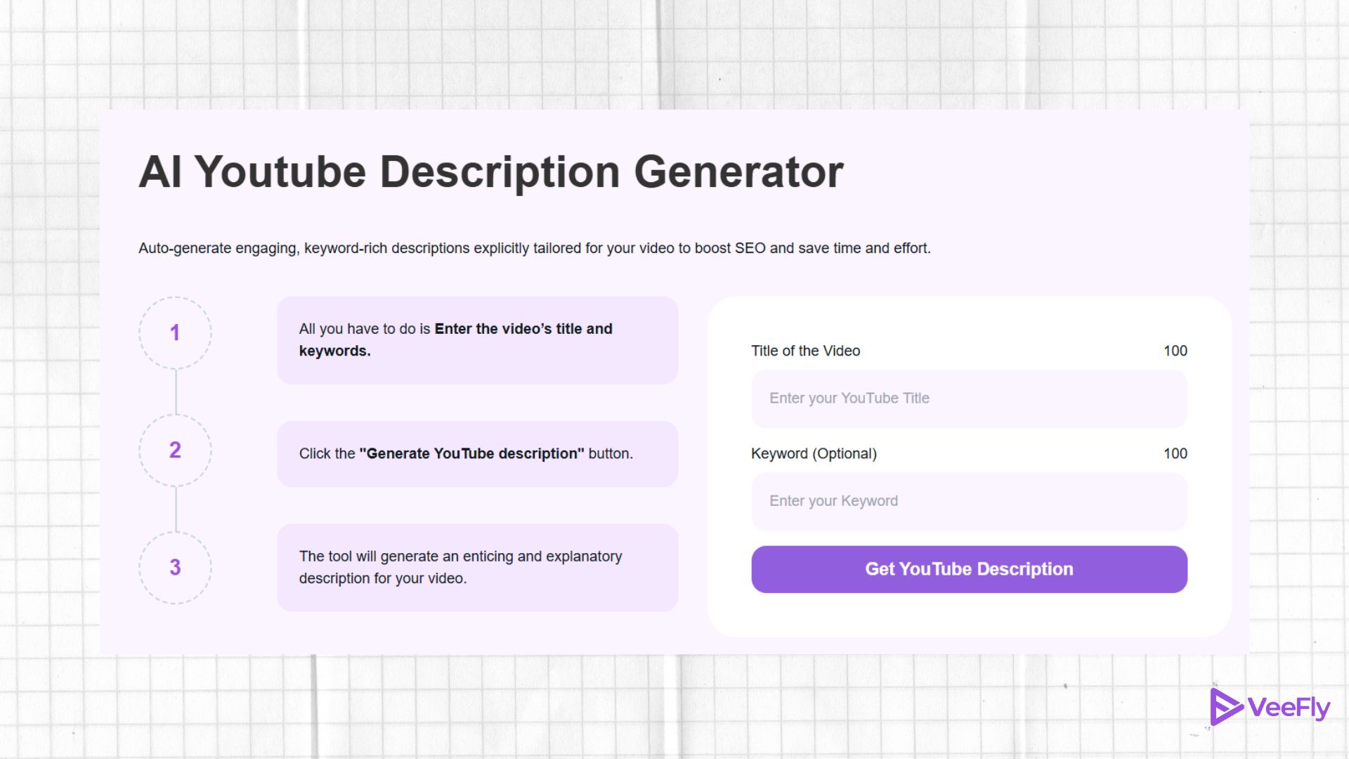 AI YT video description generator