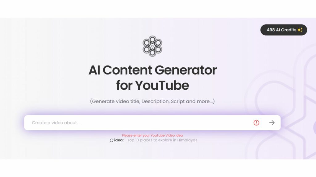 youtube-ai content generator