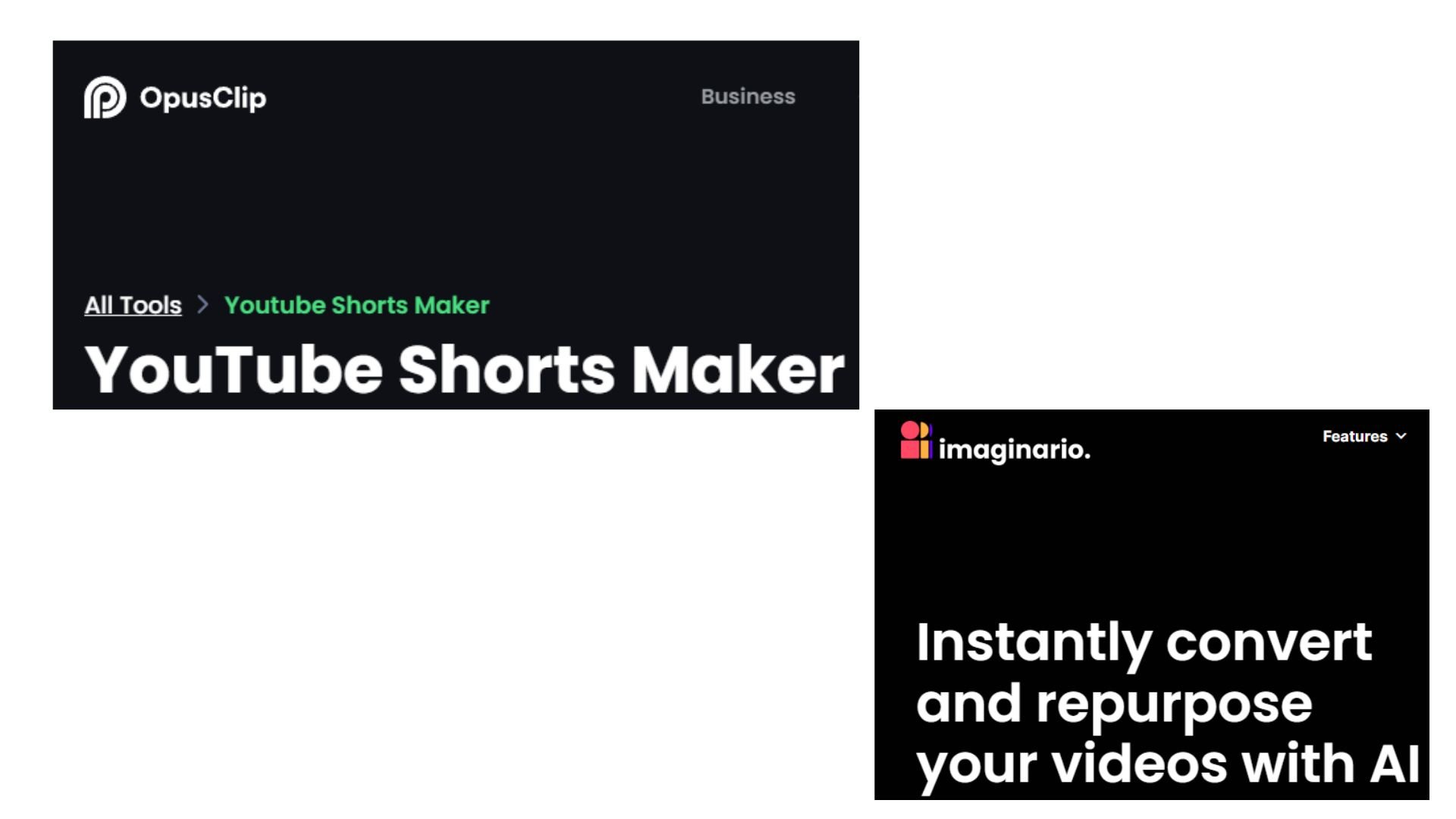 AI tools for YouTube shorts